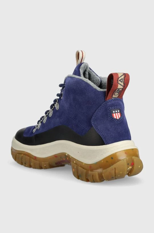 Ανδρικά Sneakers Δερμάτινα αθλητικά παπούτσια Gant Hillark ναυτικό μπλε 3 Ανδρικά Sneakers Δερμάτινα αθλητικά παπούτσια Gant Hillark ναυτικό μπλε - Image 3