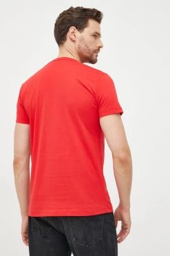 Ανδρικά Μπλουζάκια Βαμβακερό μπλουζάκι Gant κόκκινο -Ρούχα Εκπτώσεις unnamed file 1099