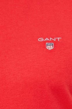 Ανδρικά Μπλουζάκια Βαμβακερό μπλουζάκι Gant κόκκινο -Ρούχα Εκπτώσεις unnamed file 1101