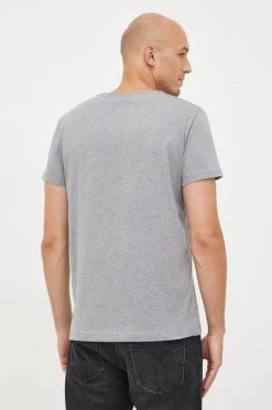 Ανδρικά Μπλουζάκια Βαμβακερό μπλουζάκι Gant γκρι -Ρούχα Εκπτώσεις unnamed file 1104