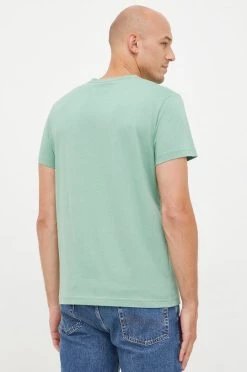 Ανδρικά Μπλουζάκια Βαμβακερό μπλουζάκι Gant πράσινο -Ρούχα Εκπτώσεις unnamed file 1109