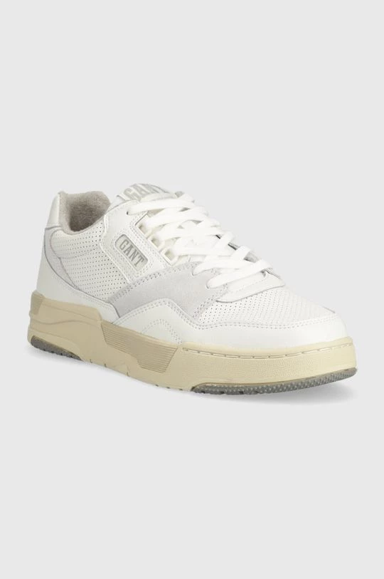 Ανδρικά Sneakers Δερμάτινα αθλητικά παπούτσια Gant Brookpal άσπρο 2 Ανδρικά Sneakers Δερμάτινα αθλητικά παπούτσια Gant Brookpal άσπρο - Image 2