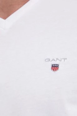 Ανδρικά Μπλουζάκια Βαμβακερό μπλουζάκι Gant άσπρο -Ρούχα Εκπτώσεις unnamed file 1183