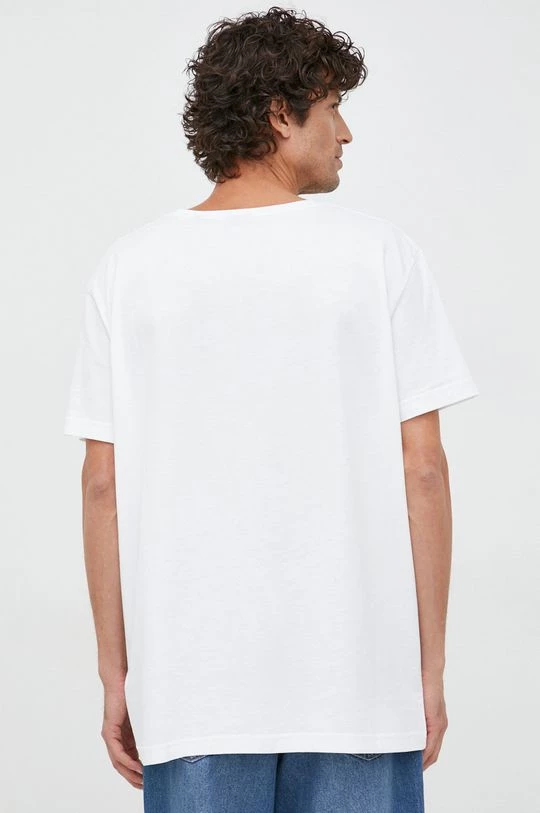 Ανδρικά Μπλουζάκια Βαμβακερό μπλουζάκι Gant άσπρο 3 Ανδρικά Μπλουζάκια Βαμβακερό μπλουζάκι Gant άσπρο - Image 3