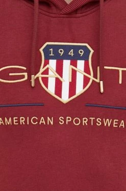 Ανδρικά Χωρίς φερμουάρ Μπλούζα Gant κόκκινο, με κουκούλα -Ρούχα Εκπτώσεις unnamed file 1222