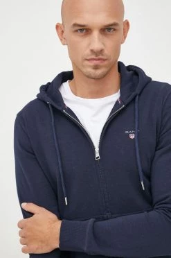 Ανδρικά Με φερμουάρ Μπλούζα Gant ναυτικό μπλε, -Ρούχα Εκπτώσεις unnamed file 1251