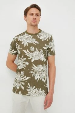 Ανδρικά Μπλουζάκια Βαμβακερό μπλουζάκι Gant πράσινο