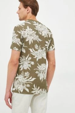 Ανδρικά Μπλουζάκια Βαμβακερό μπλουζάκι Gant πράσινο -Ρούχα Εκπτώσεις unnamed file 1260