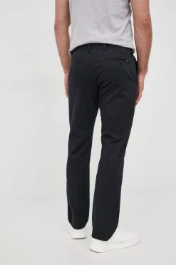 Ανδρικά Υφασμάτινα Παντελόνι Gant χρώμα: μαύρο -Ρούχα Εκπτώσεις unnamed file 1270