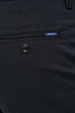 Ανδρικά Υφασμάτινα Παντελόνι Gant χρώμα: μαύρο -Ρούχα Εκπτώσεις unnamed file 1271