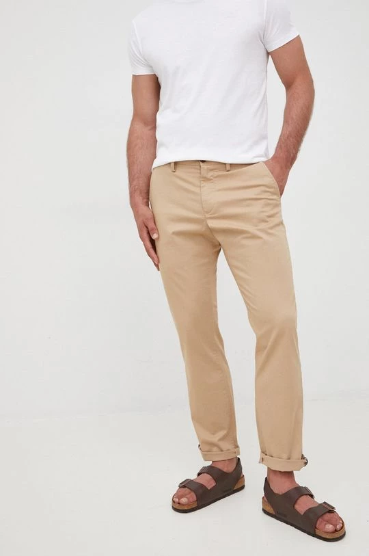 Ανδρικά Υφασμάτινα Παντελόνι Gant χρώμα: πράσινο 1 Ανδρικά Υφασμάτινα Παντελόνι Gant χρώμα: πράσινο