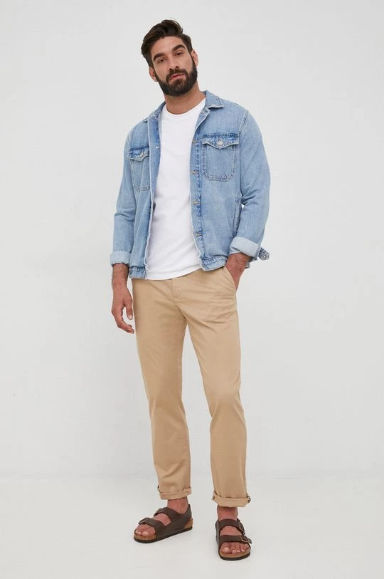 Ανδρικά Υφασμάτινα Παντελόνι Gant χρώμα: πράσινο 2 Ανδρικά Υφασμάτινα Παντελόνι Gant χρώμα: πράσινο - Image 2