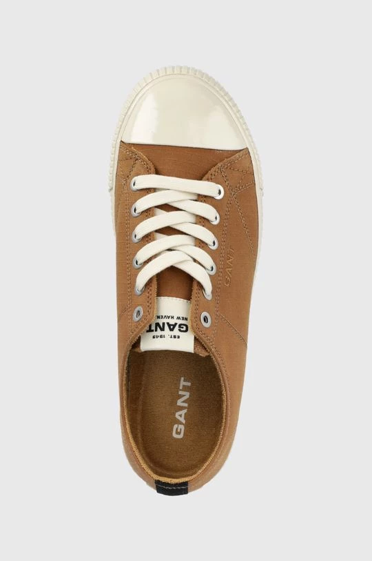 Ανδρικά Χαμηλά Πάνινα παπούτσια Gant Jacqo χρώμα: καφέ 4 Ανδρικά Χαμηλά Πάνινα παπούτσια Gant Jacqo χρώμα: καφέ - Image 4