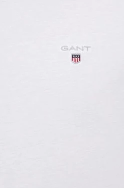 Ανδρικά Μπλουζάκια Βαμβακερό μπλουζάκι Gant άσπρο -Ρούχα Εκπτώσεις unnamed file 1349