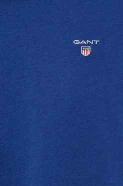 Ανδρικά Μπλουζάκια Βαμβακερό μπλουζάκι Gant ναυτικό μπλε -Ρούχα Εκπτώσεις unnamed file 1398
