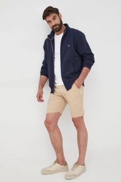 Ανδρικά Σορτς Βαμβακερό σορτσάκι Gant μπεζ