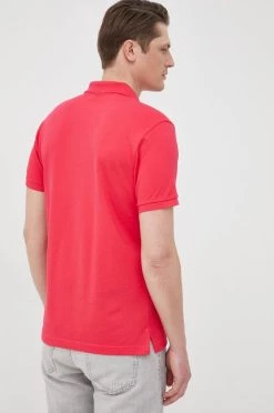 Ανδρικά Πόλο μπλουζάκια Βαμβακερό μπλουζάκι πόλο Gant ροζ -Ρούχα Εκπτώσεις unnamed file 1470