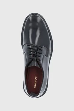 Ανδρικά Casual Δερμάτινα κλειστά παπούτσια Gant Beaumont χρώμα: μαύρο -Ρούχα Εκπτώσεις unnamed file 1520