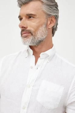 Ανδρικά Πουκάμισα Πουκάμισο από λινό Gant χρώμα: άσπρο, 7 Ανδρικά Πουκάμισα Πουκάμισο από λινό Gant χρώμα: άσπρο, -Ρούχα Εκπτώσεις unnamed file 1535