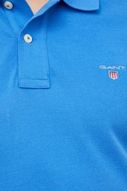 Ανδρικά Πόλο μπλουζάκια Βαμβακερό μπλουζάκι πόλο Gant ναυτικό μπλε -Ρούχα Εκπτώσεις unnamed file 1545