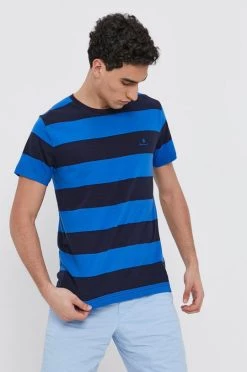 Ανδρικά Μπλουζάκια Βαμβακερό μπλουζάκι Gant ροζ