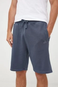 Ανδρικά Σορτς Βαμβακερό σορτσάκι Gant ναυτικό μπλε