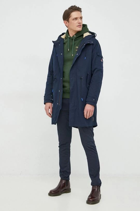 Ανδρικά Χωρίς φερμουάρ Μπλούζα Gant πράσινο, με κουκούλα 2 Ανδρικά Χωρίς φερμουάρ Μπλούζα Gant πράσινο, με κουκούλα - Image 2