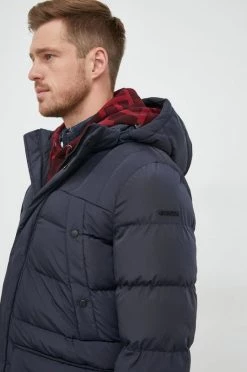 Ανδρικά Μακριά μπουφάν Μπουφάν Geox ναυτικό μπλε -Ρούχα Εκπτώσεις unnamed file 1722