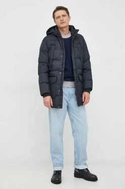 Ανδρικά Μακριά μπουφάν Μπουφάν Geox μαύρο -Ρούχα Εκπτώσεις unnamed file 1731