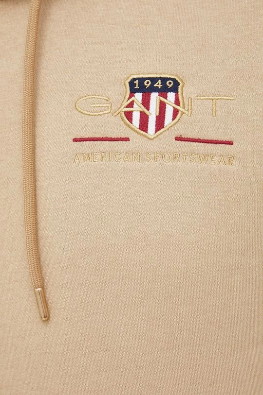 Ανδρικά Χωρίς φερμουάρ Μπλούζα Gant μπεζ, με κουκούλα 5 Ανδρικά Χωρίς φερμουάρ Μπλούζα Gant μπεζ, με κουκούλα - Image 5