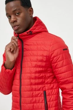 Ανδρικά Κοντά μπουφάν Μπουφάν Geox κόκκινο, -Ρούχα Εκπτώσεις unnamed file 2066