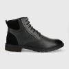 Ανδρικά Μπότες και Αρβύλες Δερμάτινα παπούτσια Geox χρώμα: μαύρο