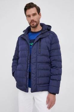 Ανδρικά Κοντά μπουφάν Μπουφάν Geox χρώμα: ναυτικό μπλε