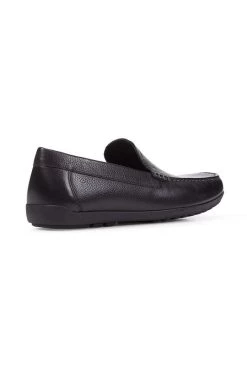 Ανδρικά Μοκασίνια Δερμάτινα μοκασίνια Geox χρώμα: μαύρο -Ρούχα Εκπτώσεις unnamed file 2191