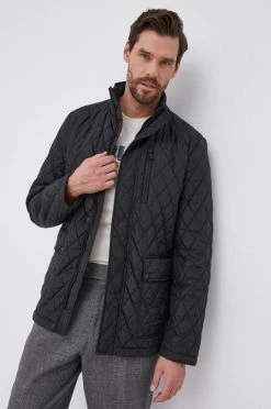 Ανδρικά Κοντά μπουφάν Μπουφάν Geox χρώμα: μαύρο