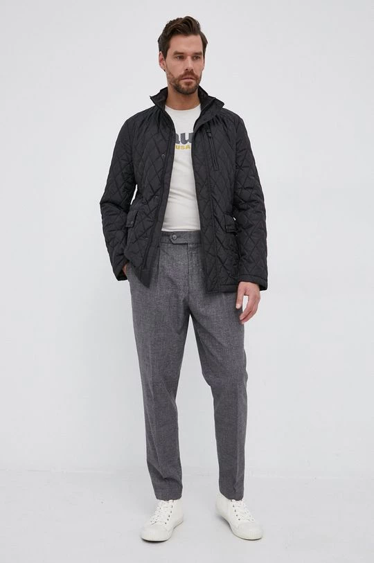 Ανδρικά Κοντά μπουφάν Μπουφάν Geox χρώμα: μαύρο 2 Ανδρικά Κοντά μπουφάν Μπουφάν Geox χρώμα: μαύρο - Image 2