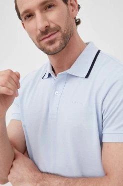 Ανδρικά Πόλο μπλουζάκια Βαμβακερό μπλουζάκι πόλο Geox χλωμό λευκό -Ρούχα Εκπτώσεις unnamed file 2436