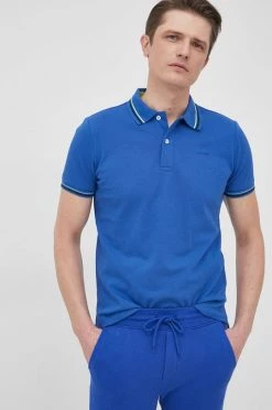 Ανδρικά Πόλο μπλουζάκια Βαμβακερό μπλουζάκι πόλο Geox μπλε