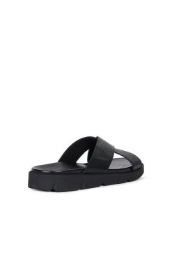 Ανδρικά Παντόφλες Geox - Δερμάτινες παντόφλες μαύρο -Ρούχα Εκπτώσεις unnamed file 2502