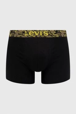 Ανδρικά Μπόξερ και σλιπ Μποξεράκια Levi's 3-pack μαύρο -Ρούχα Εκπτώσεις unnamed file 2519
