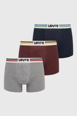 Ανδρικά Μπόξερ και σλιπ Μποξεράκια Levi's 3-pack πολύχρωμο