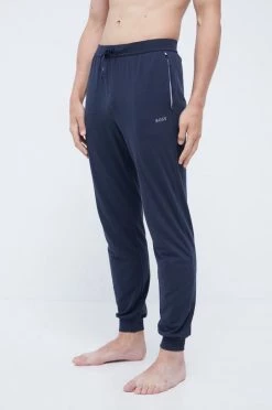 Ανδρικά Πιζάμα Παντελόνι πιτζάμας BOSS ναυτικό μπλε