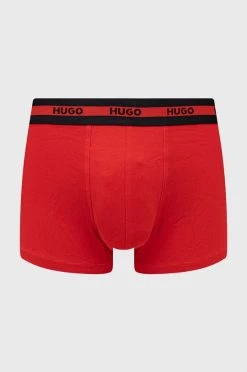 Ανδρικά Μπόξερ και σλιπ Μποξεράκια HUGO χρώμα: κόκκινο -Ρούχα Εκπτώσεις unnamed file 2586