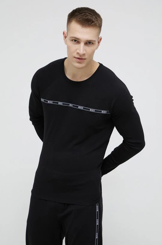 Ανδρικά Πιζάμα Σετ πιτζάμας Boss μαύρο 3 Ανδρικά Πιζάμα Σετ πιτζάμας Boss μαύρο - Image 3