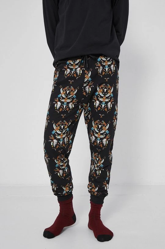 Ανδρικά Πιζάμα Medicine - Βαμβακερές πιτζάμες Essential μαύρο 3 Ανδρικά Πιζάμα Medicine - Βαμβακερές πιτζάμες Essential μαύρο - Image 3