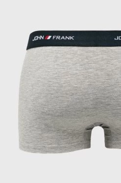 Ανδρικά Μπόξερ και σλιπ John Frank - Μποξεράκια (3-pack) πολύχρωμο -Ρούχα Εκπτώσεις unnamed file 2629