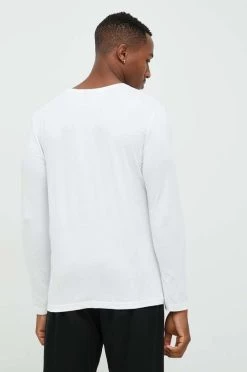 Ανδρικά Πιζάμα Πουκάμισο μακρυμάνικο πιτζάμας BOSS άσπρο -Ρούχα Εκπτώσεις unnamed file 2636