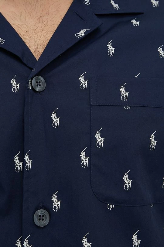 Ανδρικά Πιζάμα Βαμβακερές πιτζάμες Polo Ralph Lauren ναυτικό μπλε 6 Ανδρικά Πιζάμα Βαμβακερές πιτζάμες Polo Ralph Lauren ναυτικό μπλε - Image 6