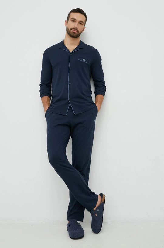 Ανδρικά Πιζάμα Πιτζάμα Emporio Armani Underwear ναυτικό μπλε 1 Ανδρικά Πιζάμα Πιτζάμα Emporio Armani Underwear ναυτικό μπλε