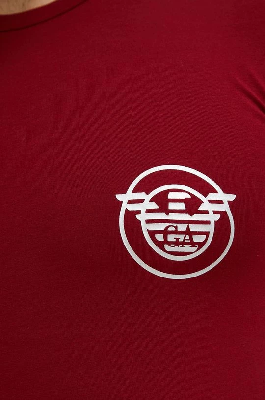 Ανδρικά Πιζάμα Μπλουζάκι και μποξεράκι Emporio Armani Underwear κάστανο 5 Ανδρικά Πιζάμα Μπλουζάκι και μποξεράκι Emporio Armani Underwear κάστανο - Image 5